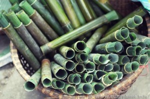 Nguyên liệu chế biến cơm Lam